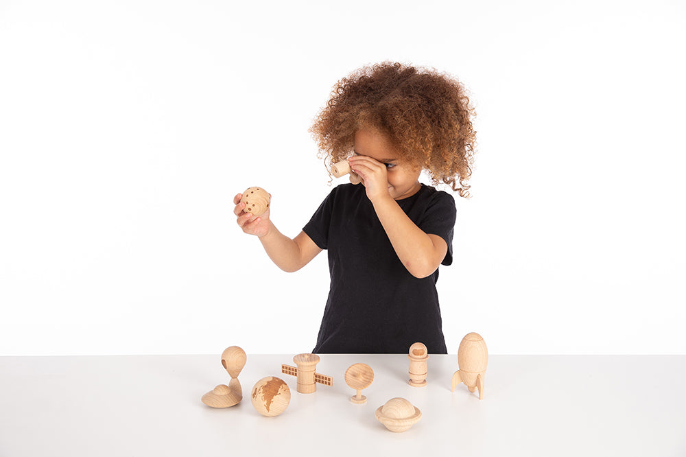 Wooden Space Adventure - 10pk