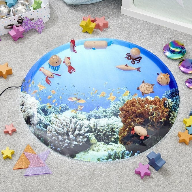 Round LED Light Panel 600mm with 3 Play Mats
