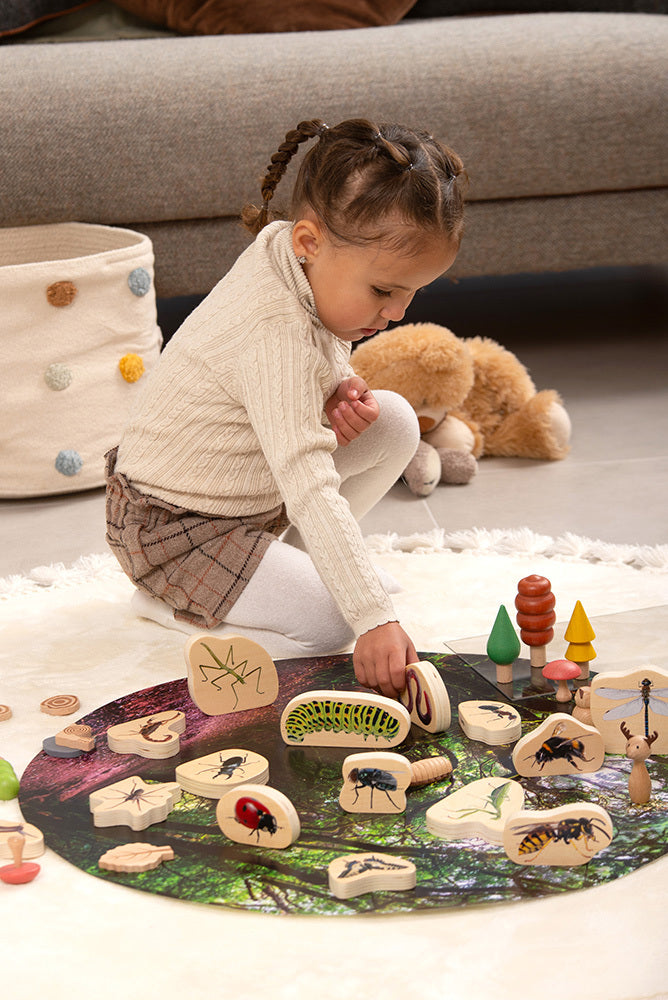 Wooden Minibeasts - 15pcs