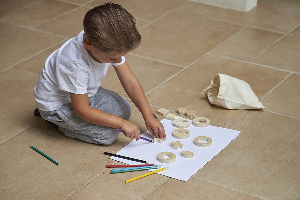 Inside Outside Wooden Shapes - 14pcs