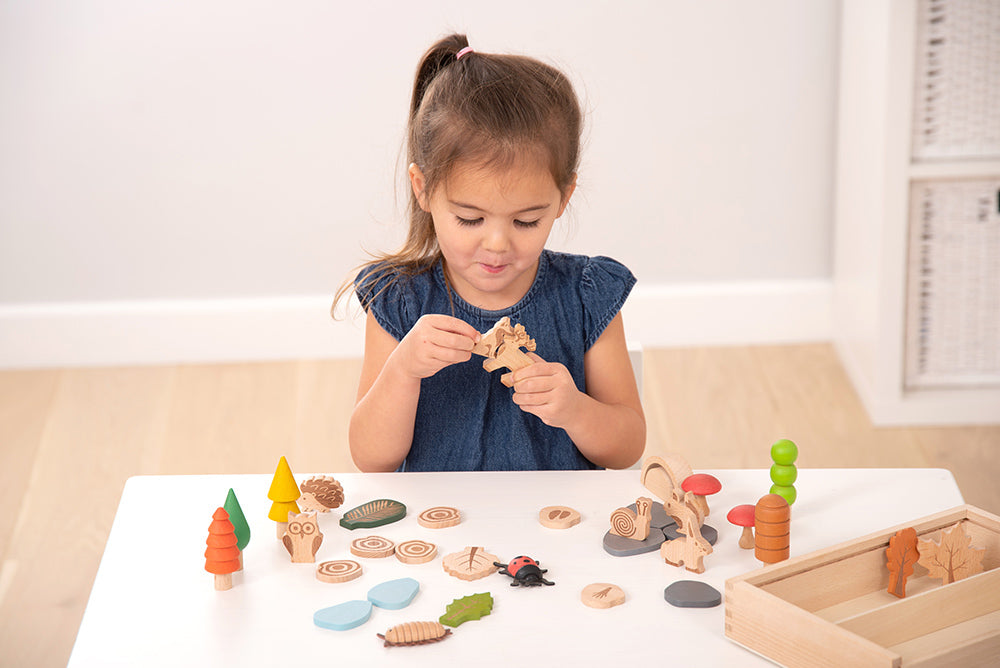 Woodland Trail Figurine Set in Box - 37pcs