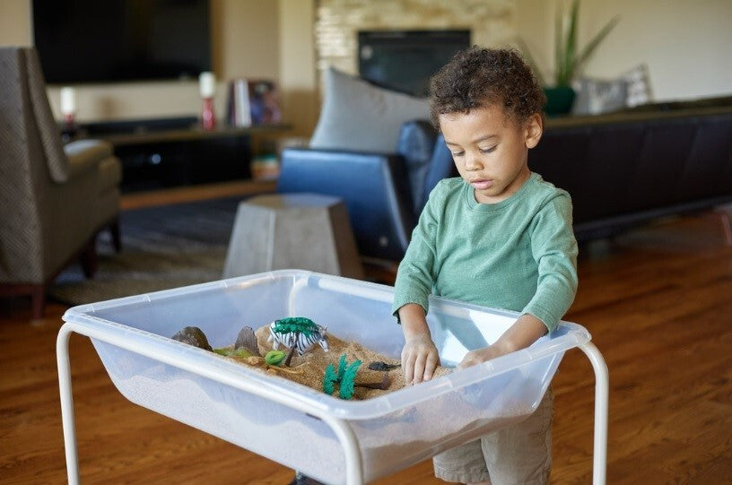 Sand & Water Play Tray with Stand - 58cmH