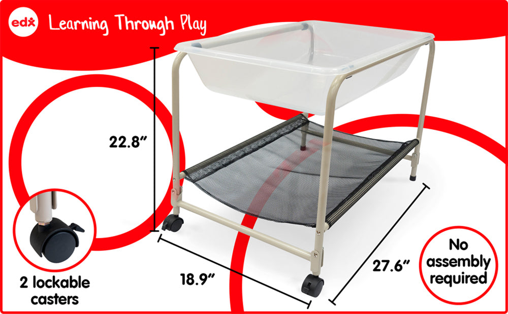 Sand & Water Play Tray Stand - 58cmH
