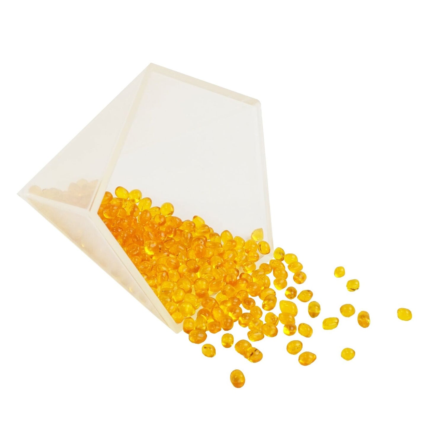 Transparent Geometric Volume Set -14 Solids, with lids