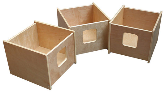 Billy Kidz Movable Storage Bins - 3pcs