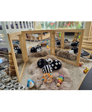 Billy Kidz Large Birch Three Way Mirror