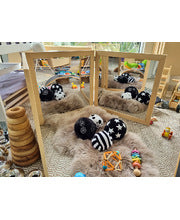 Billy Kidz Large Birch Three Way Mirror