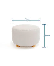 Soft Seating Circle Ottoman C2 - Grey