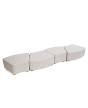 Soft Seating Corner Ottoman C2 - Grey