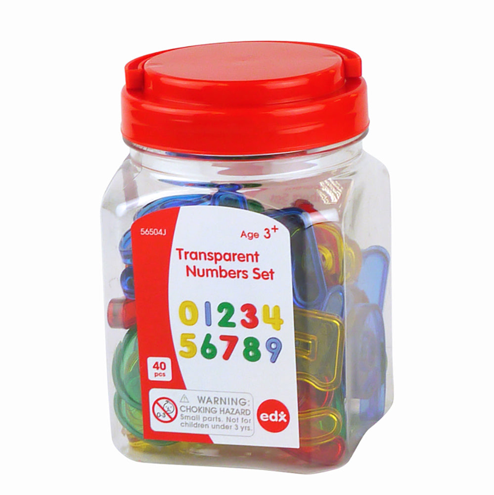 Translucent Number Set - 40pcs