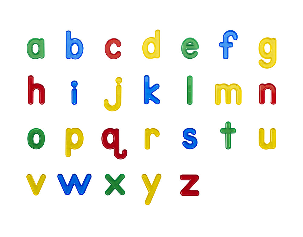 Translucent Lower Case Letters - 52pcs