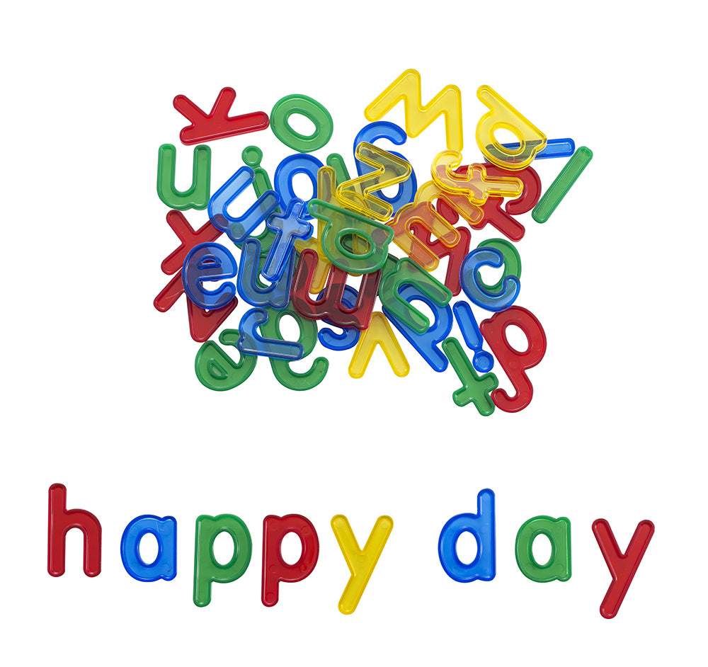 Translucent Lower Case Letters - 52pcs