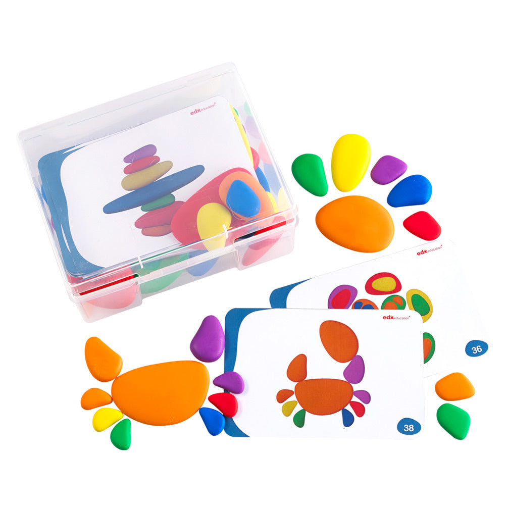 Rainbow Pebbles Activity Set - 56pcs