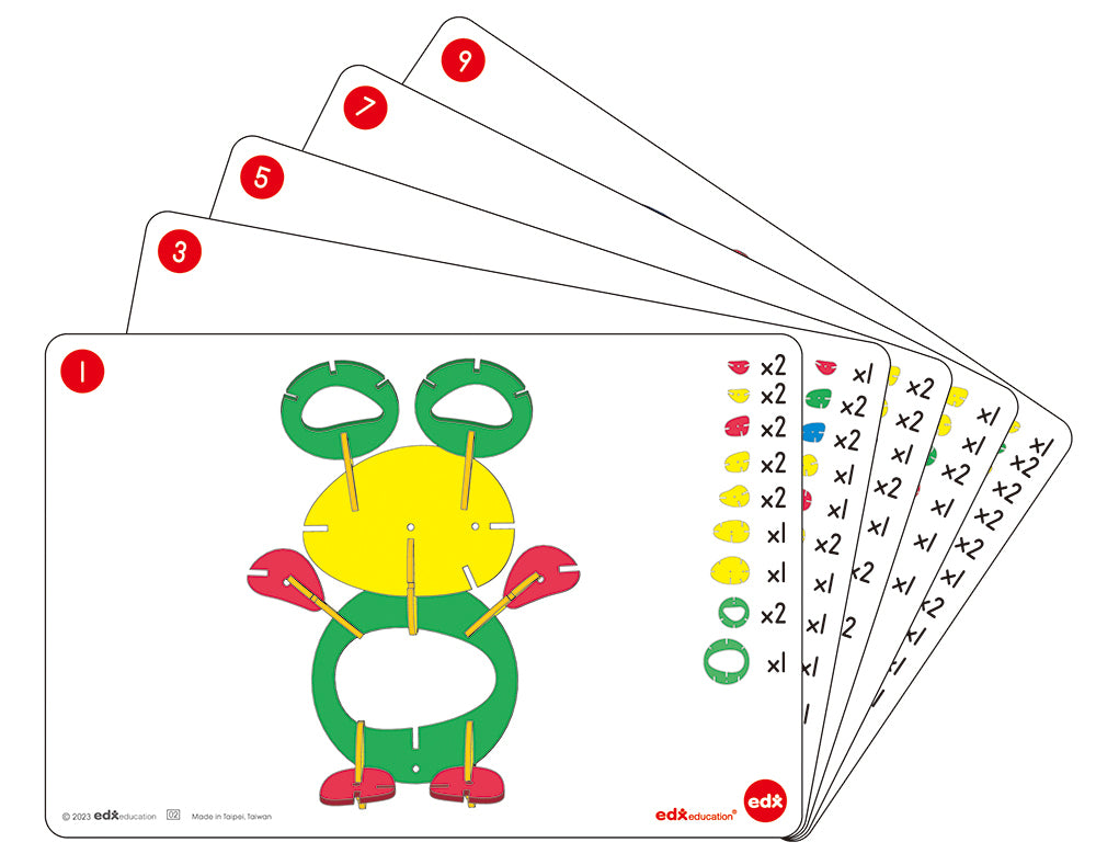 Interlocking Rainbow Pebbles - 96pcs