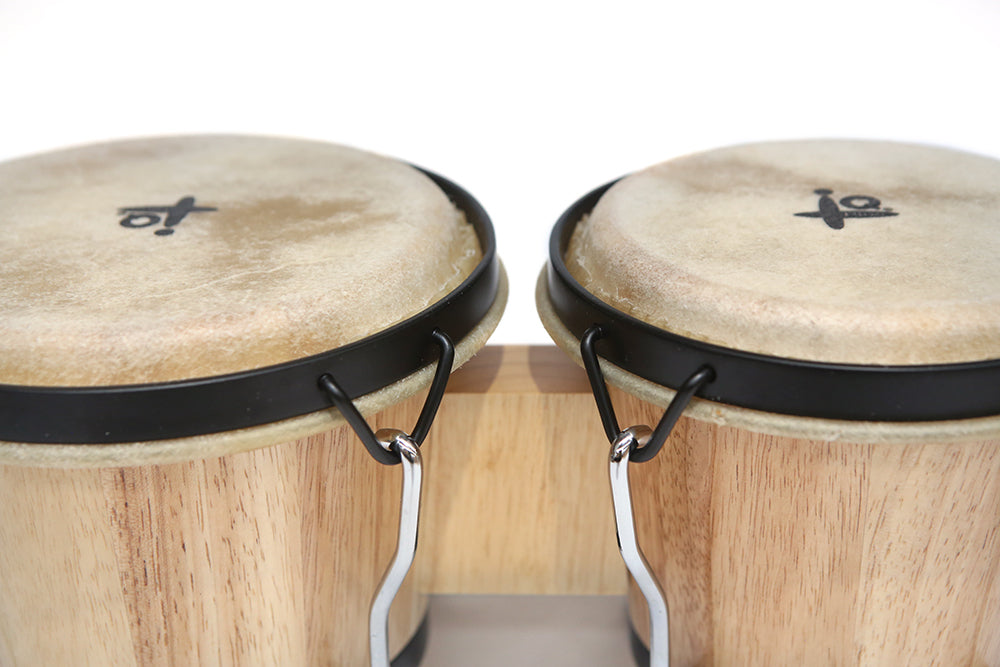 IQ Plus Natural Tunable Bongos - 15 & 18cm