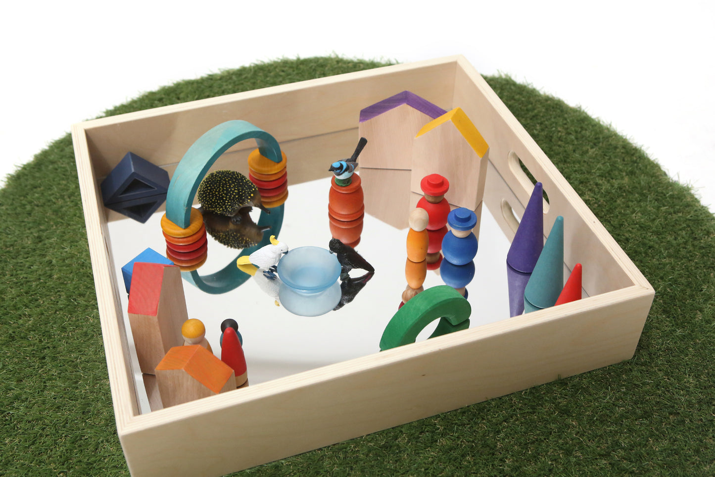 Billy Kidz Birch Mirror Tray