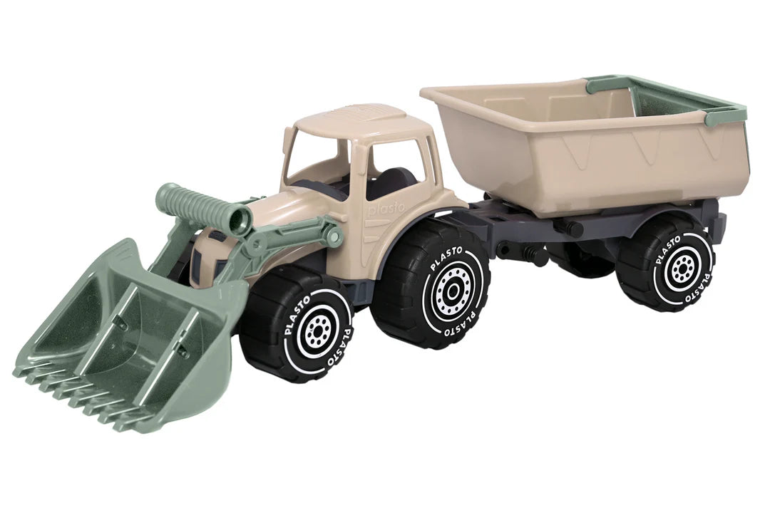 Plasto Tractor Soft Neutrals, 56.5 cm(Stock Due 31-05-2025)
