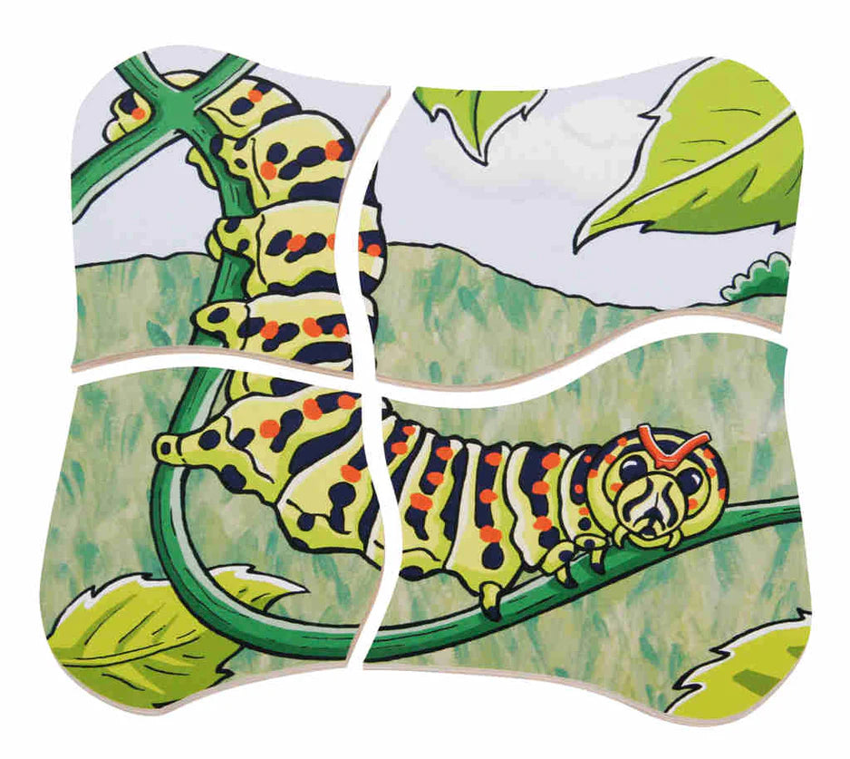 Multilayer Puzzle - Life Courses - Butterfly