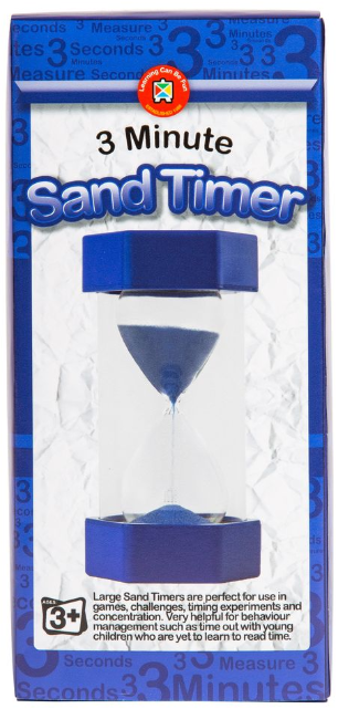 Large Sand Timers - 3 min