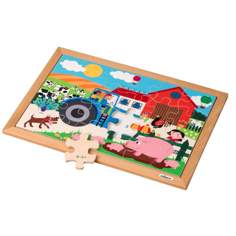 Math Puzzles - Addition and Subtraction up to 6