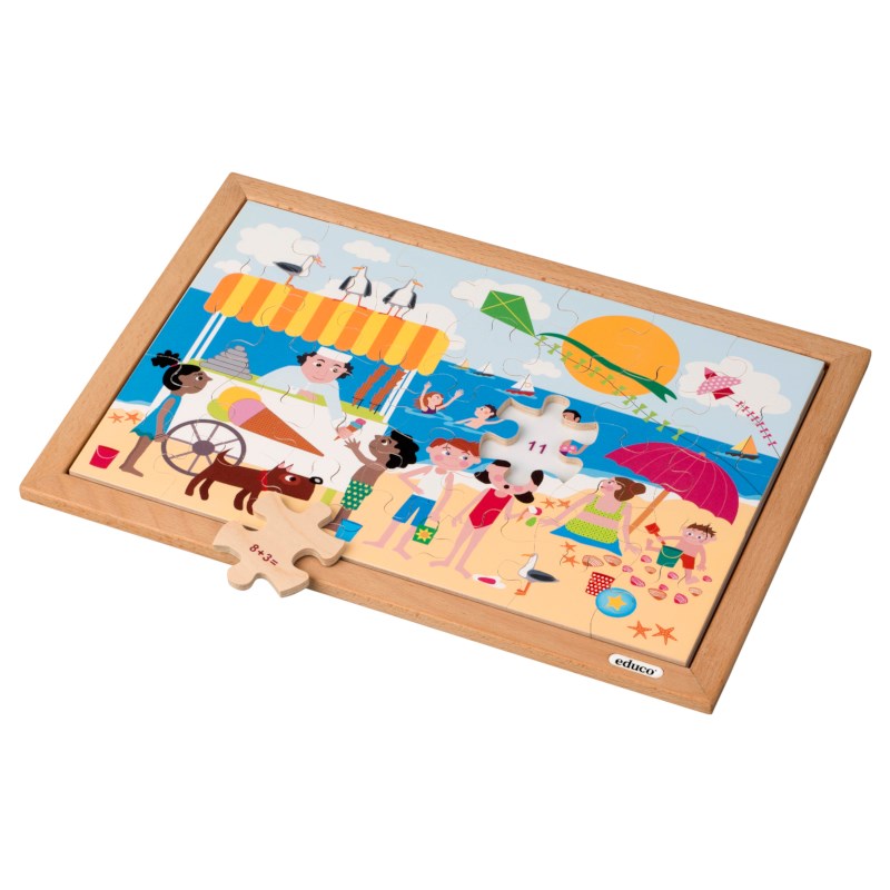 Math Puzzles - Addition up to 12