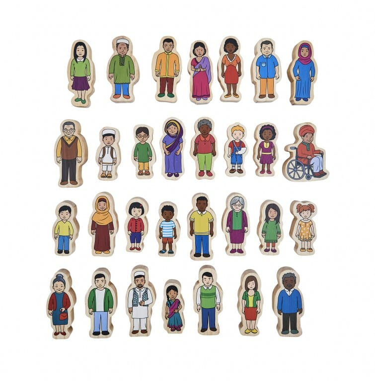 Happy Architect My Family – Wooden people set
