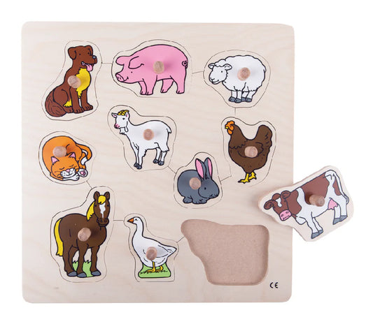 Inlay Board Puzzle - Farm