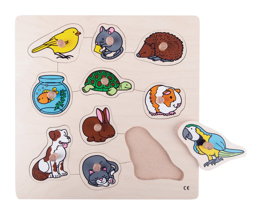Inlay Board Puzzle - Pets