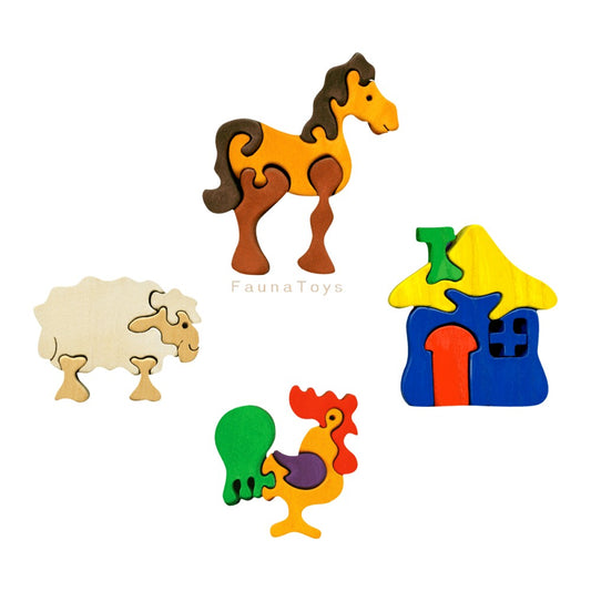 Fauna Mini Puzzle Farm