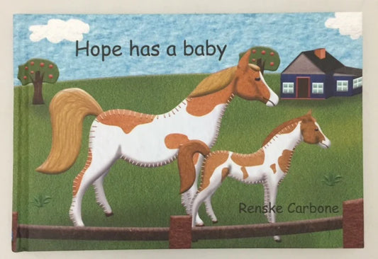 Papoose-Hope has a baby book and Horses