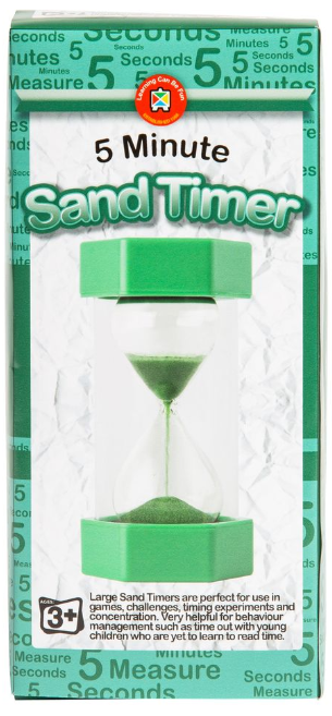 Large Sand Timers - 5 min