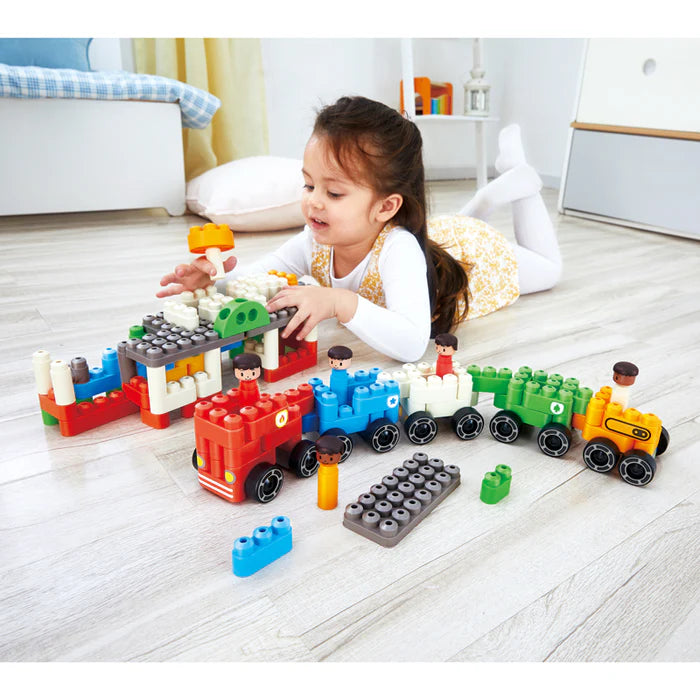 Poly-M-City Vehicles 130 Pcs