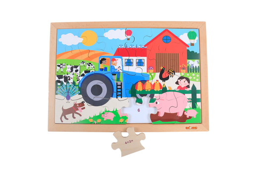 Math Puzzles - Addition and Subtraction up to 6