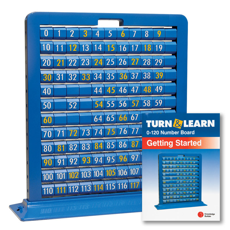 Turn & Learn 0-120 Number Board