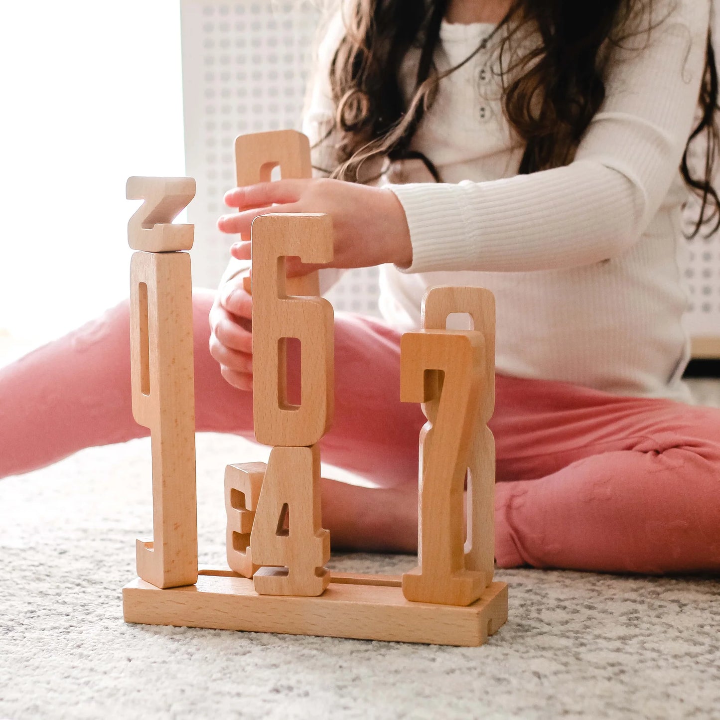 Astrup Wooden Educational Numbers, 15 pc
