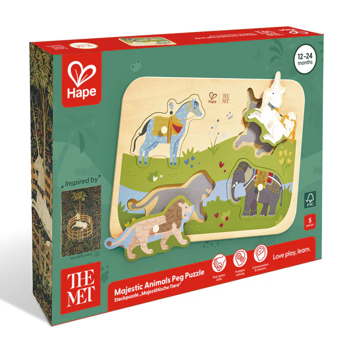 Hape-Animal Friends Peg Puzzle
