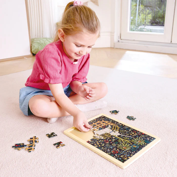 Hape-Unicorn in a Garden Puzzle 49 Pcs