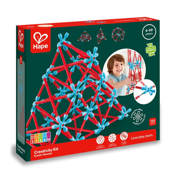 Hape-Flexistix Creativity Kit 133 Pcs