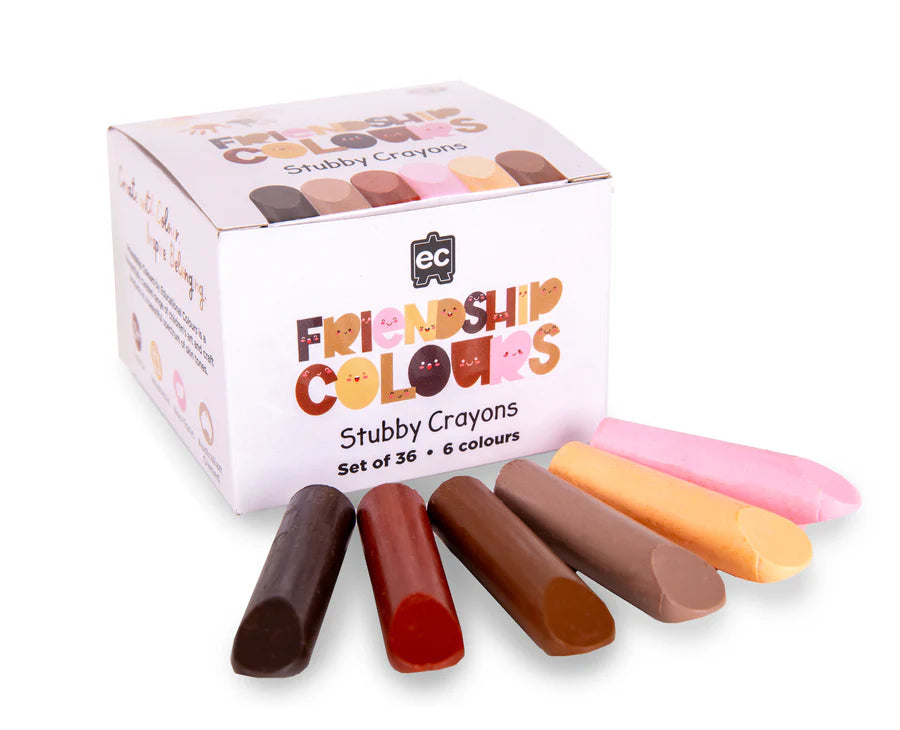 Friendship Colours Stubbies Crayons-box-36