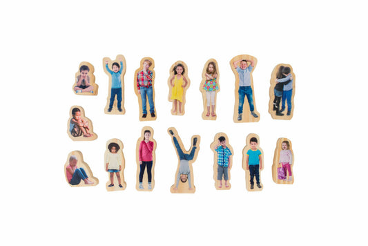 Freckled Frog-How Am I Feeling today – Wooden people 15pcs