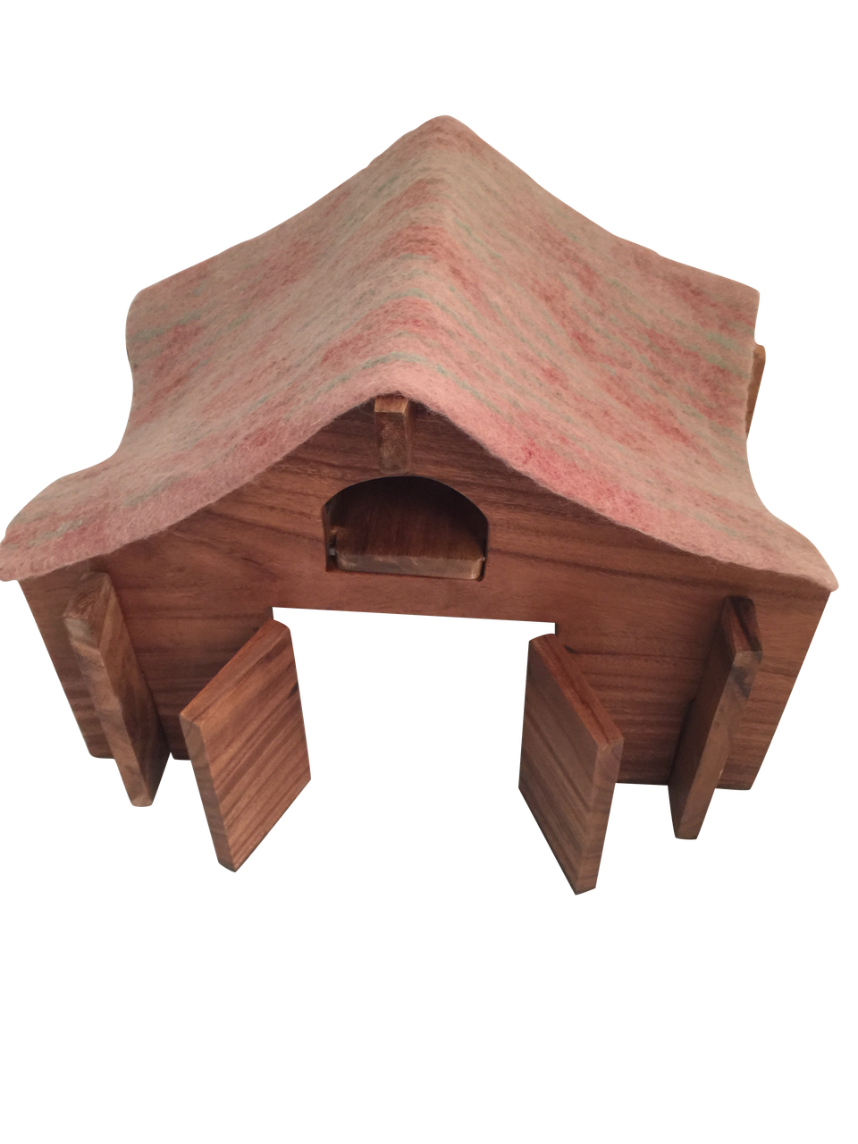 Papoose Barn with Felt Roof and Ladder