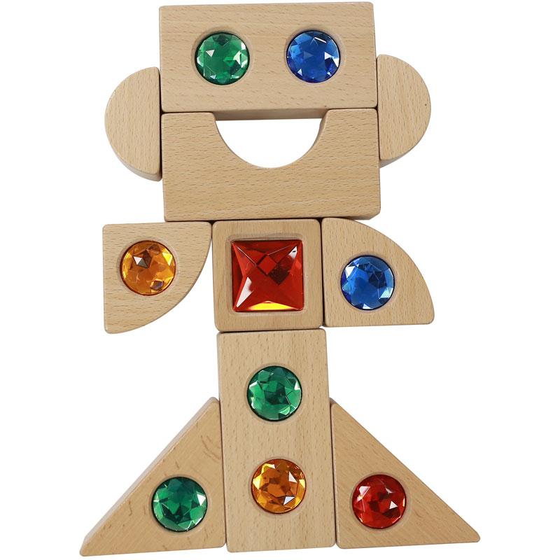 Gemstone Blocks 40Pc Set