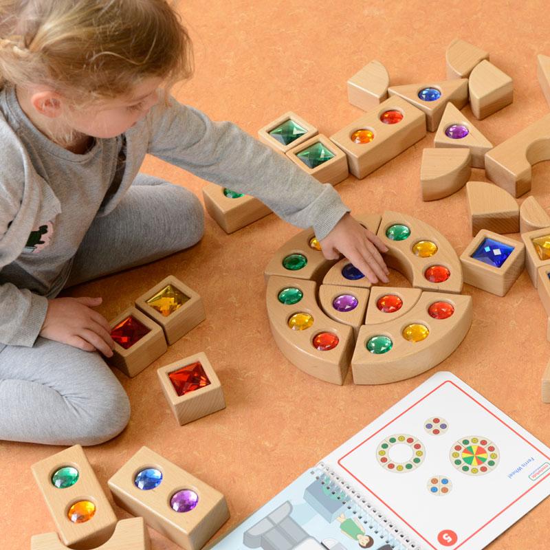 Gemstone Blocks 40Pc Set