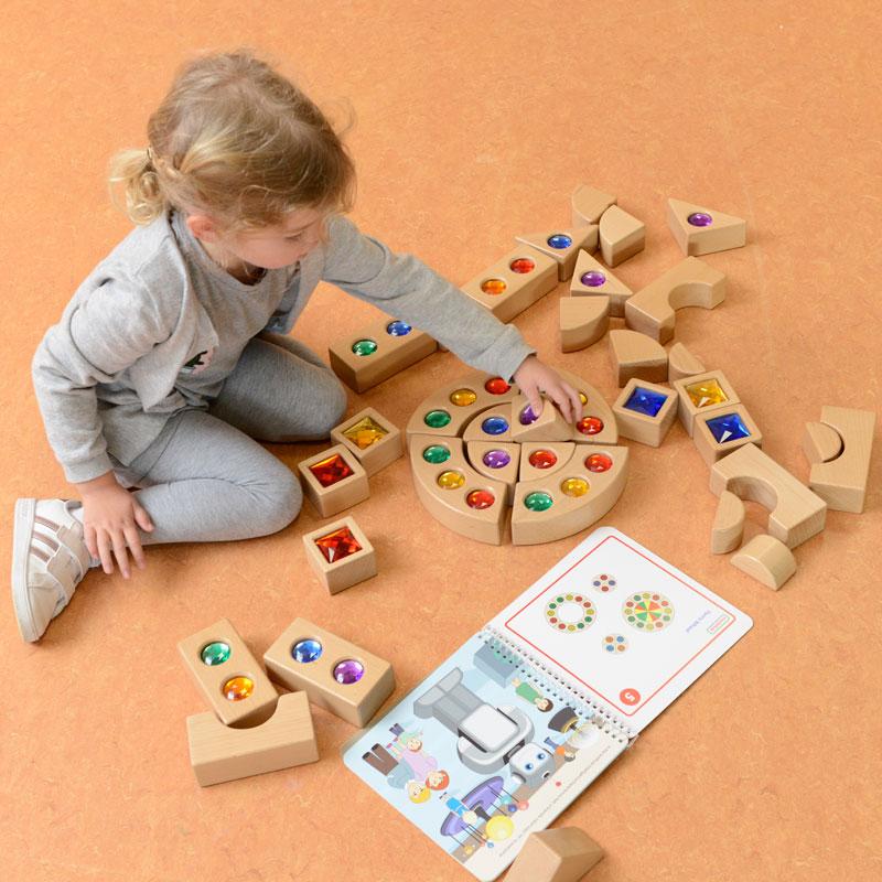 Gemstone Blocks 40Pc Set