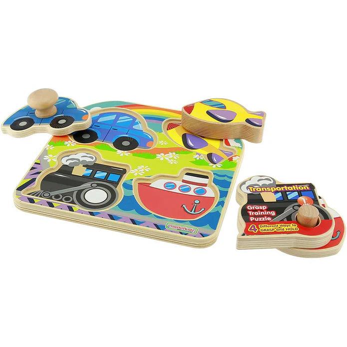 Wooden Knob Puzzle Transportation