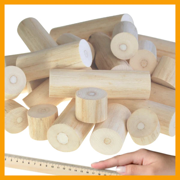 BalsaWood-Assorted Mini Logs.