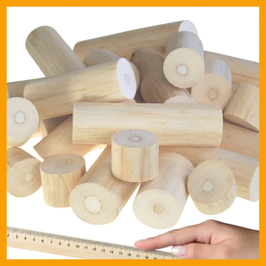 BalsaWood-Resource Assorted Mini Logs.
