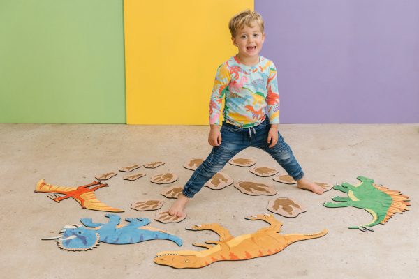 Freckled Frog-Chasing Dinosaurs!