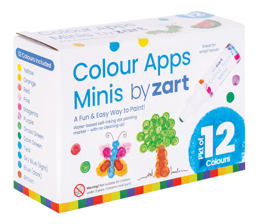 Zart Colour Apps Minis Box of 12
