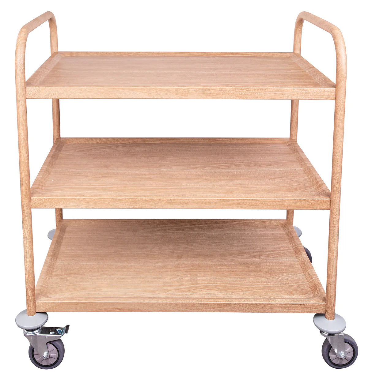 Wood Look 3 Tier Classroom Metal Trolley ETA28/10